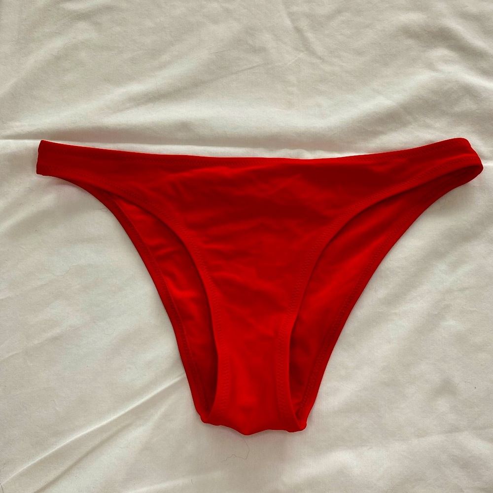 Aerie Red Bikini Bottom